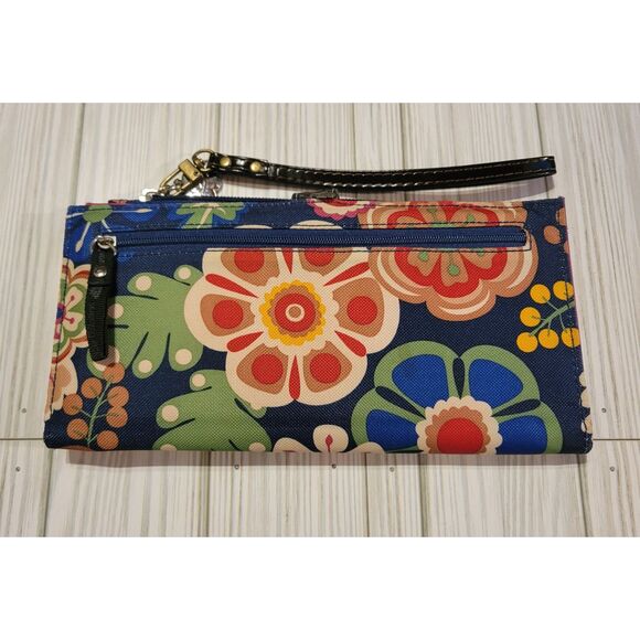 Lily Bloom Wallet Clutch Purse Karma Bloom Print - Picture 2 of 6